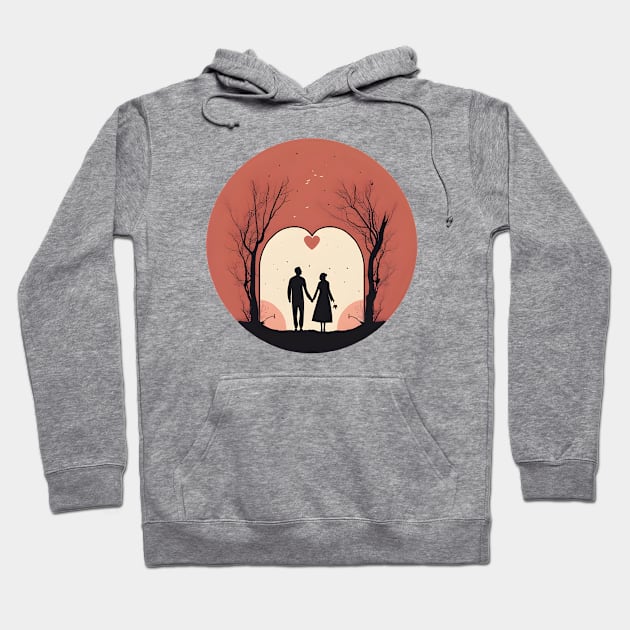 Discover True Romance: Art, Creativity and Connections for Valentine's Day and Lovers' Day Hoodie by insaneLEDP